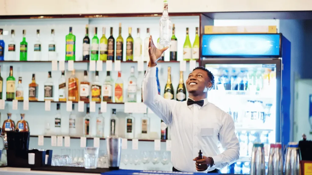 Flair bartender