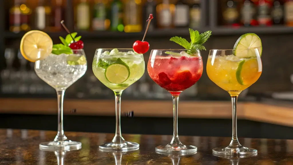 Cocktails de verão para eventos