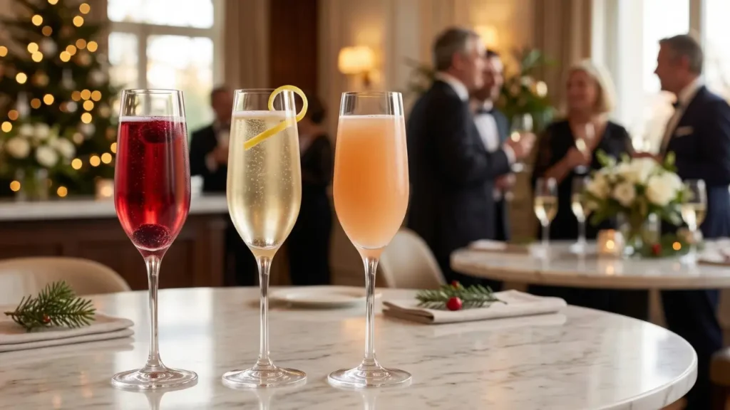 três tipos de cocktails para galas e eventos final de ano